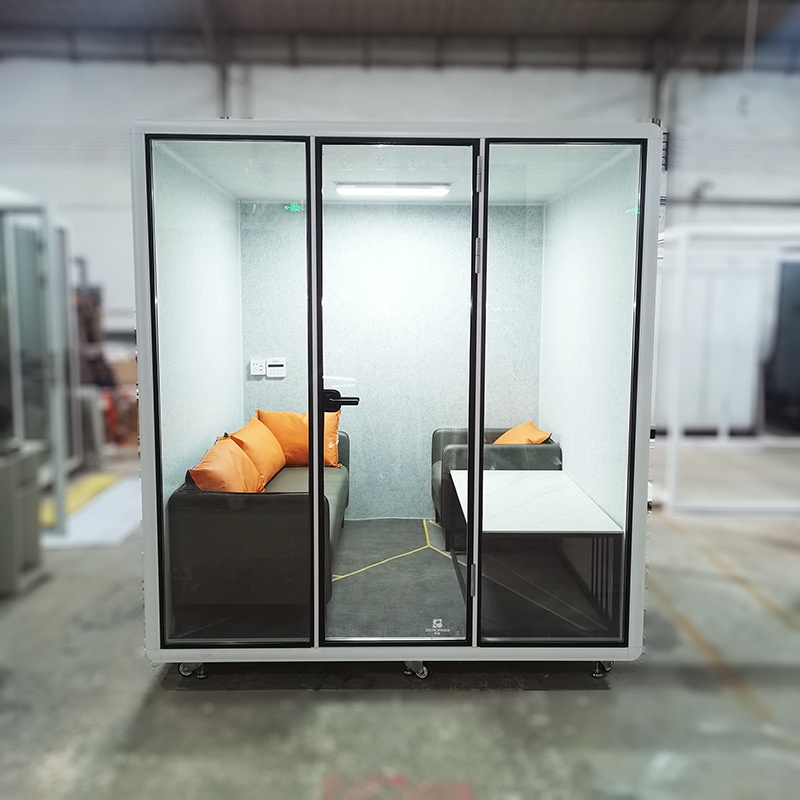 office cubicle workstation enclosed