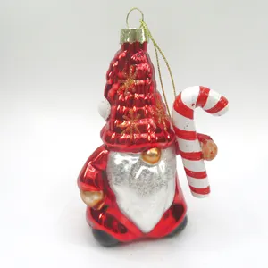 2023 thủy tinh thổi tốt nhất Santa Craft treo đồ trang trí cây Giáng sinh