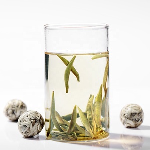 Échantillon gratuit Top Qualité Qu Luo Wang Saveur De Jasmin Rond Perles de Dragon de Thé Avec Bouton Blanc - Product Image 6