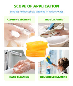 Savon de <span class=keywords><strong>Lessive</strong></span> en Barre Biologique Jaune le Plus Vendu, Sans Danger pour Bébés, Vente en Gros - Product Image 3