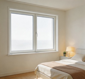 Fenêtre coulissante moderne en plastique avec moustiquaire, fenêtres en polycarbonate, aluminium et <span class=keywords><strong>PVC</strong></span>, fenêtres à battants sur mesure, économie d'énergie - Product Image 5