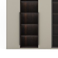Armoire de rangement en bois au design moderne, réglable, multifonctionnelle pour la chambre à coucher, le salon et le bureau à domicile