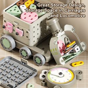 Juego de Herramientas Educativas STEM para Ensamblar Tornillos, Bloques de Construcción de Plástico para Niños, Juguete de Bricolaje, Banco de Trabajo de Juego con Caja de Herramientas Portátil - Product Image 5