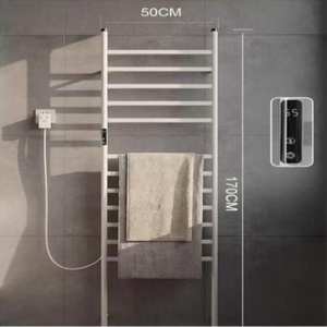 Porte-serviettes mural en acier inoxydable à température constante pour salle de bain, modèle de désinfection, fabricant - Product Image 6