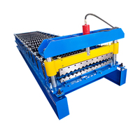 Machine de formage à froid automatique pour la fabrication de tuiles de toiture en tôle ondulée en acier