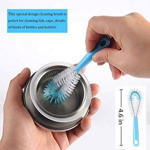 Hot Selling Long <b>Bottle</b> <b>Brush</b> Cleaner for Water <b>Bottle</b> Long Handle <b>Bottle</b> <b>Brush</b> for Cleaning Thermos Narrow Neck - Product Image 6