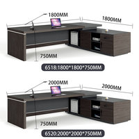 Table de bureau de bureau au Design moderne, en bois, pour le bureau