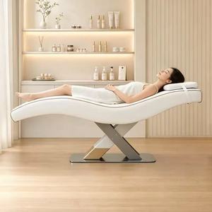 Luxury Electric S Curve Beauty Facial Bed Spa Massage Table Ergonomic Lash Extension Bed with Metal Base for Clinic - Product Image 2