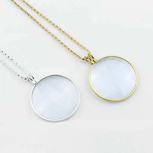 Promo Grosir Kalung Pembesar 5X untuk Wanita, Ibu, Lansia, Hadiah, Kalung Rantai Panjang, Kaca Pembesar untuk Membaca, Liontin Kalung Pembesar - Product Image 4