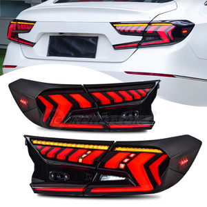 Hcmotionz nhà máy LED phía sau đèn lắp ráp 2018 2022 DRL bắt đầu lên hoạt hình xe kiểu dáng đuôi đèn cho Honda Accord - Product Image 1