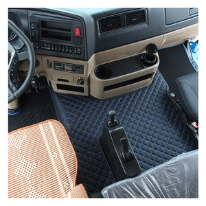 GANE Vente en gros Tapis de sol en cuir 5D pleine couverture pour camion, compatible avec VNL760 670 860 Cascadia Freight <span class=keywords><strong>Renault</strong></span> Actros - Product Image 1