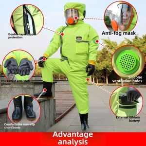 <span class=keywords><strong>Traje</strong></span> <span class=keywords><strong>de</strong></span> <span class=keywords><strong>Apicultura</strong></span> Reforzado, Transpirable, Reflectante, Anticorte y Antiabejas, con Ventilador, Ajuste Holgado, Conjunto <span class=keywords><strong>Completo</strong></span>, Overol <span class=keywords><strong>de</strong></span> Trabajo para Captura <span class=keywords><strong>de</strong></span> Abejas - Product Image 4