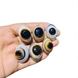 Vente en gros usine FAIJAN GEMS – Cabochons en pierre naturelle Agate Œil de Dieu pour la fabrication de bijoux et pendentifs DIY - Product Image 1