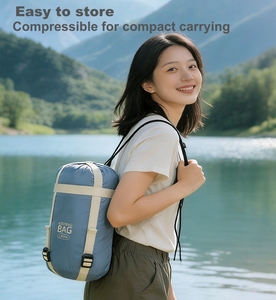 Saco de Dormir Ultraligero para Viajes, de Nailon Resistente a la Suciedad, para Adultos, Mini, para Senderismo y <span class=keywords><strong>Camping</strong></span>, Primavera, Verano, Otoño - Product Image 5