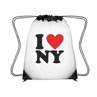 Sac à dos à cordon en plastique avec logo personnalisé, imperméable, certifié écologique, sacs de plage en PVC transparent pour le sport