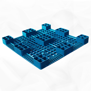 Đôi phải đối mặt với 1500x1500 mét Euro Pallet Heavy Duty bền sàn nhựa Pallet với 4-cách nhập 1t tải động & 3t tải tĩnh - Product Image 3