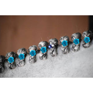 สายรัดถักผมม้า ประดับ<span class=keywords><strong>เพ</strong></span><span class=keywords><strong>ช</strong></span>ร<span class=keywords><strong>ร</strong></span>ะยิบ<span class=keywords><strong>ร</strong></span>ะยับ ที่หางและโคนผม แหวนถักผม อุปก<span class=keywords><strong>ร</strong></span>ณ์ตกแต่งผม - Product Image 1