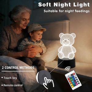 Illusion d'optique 3D Paon Atmosphère romantique LED <span class=keywords><strong>Plexiglas</strong></span> Lampe <span class=keywords><strong>de</strong></span> <span class=keywords><strong>table</strong></span> <span class=keywords><strong>de</strong></span> <span class=keywords><strong>nuit</strong></span> Changement <span class=keywords><strong>de</strong></span> couleur Ambiance Cadeau <span class=keywords><strong>de</strong></span> Noël Veilleuse - Product Image 5