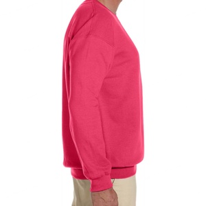 Custom Classic 100% Cotton Fleece <b>Crewneck</b> Oversized Eco-Friendly Spring Solid Black Pullover Sweatshirt - Product Image 6