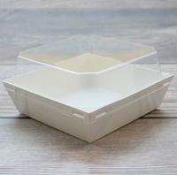 Pochettes alimentaires pliables personnalisables en papier kraft recyclé pour gâteaux, pizzas et desserts - Options de logo et de couleur OEM