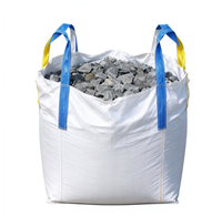 Sac FIBC remis à neuf de 2000 kg, sac jumbo réutilisable pour le transport industriel de sable, gravier, ciment et agrégats