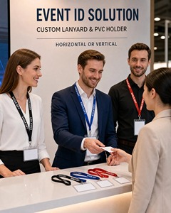 Porte-cartes en PVC étanche avec cordon détachable, étui transparent pour badge d'identification pour le bureau, l'usine ou le travail - Product Image 4
