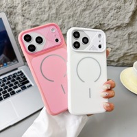 Coque de téléphone magnétique rigide pour Apple iPhone 17 Pro Max, coque de protection arrière pour téléphone portable