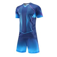 Maillot de football à manches courtes pour homme, nouvelle saison, qualité thaïlandaise, respirant, séchage rapide, polyester/nylon 320g