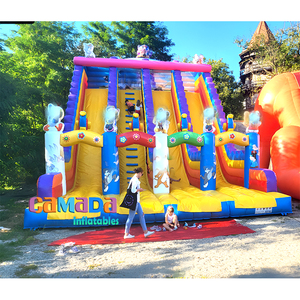 Recién llegado de fábrica, casa de rebote inflable de caramelo, castillo hinchable para saltar, combos de obstáculos inflables, gorilas para exteriores para niños - Product Image 3