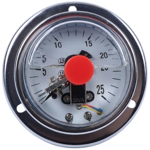 Manomètre de contact eau-huile-gaz à commande mécanique anti-vibration avec boîtier en acier inoxydable YNXC60ZT - Product Image 3