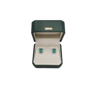 Customized Luxury <b>Jewelry</b> Pu <b>Leather</b> for Engagement Couple Ring Box Packaging Wedding Ring Box - Product Image 5