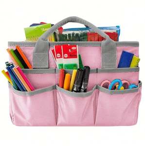 Sac de rangement pour loisirs créatifs avec plusieurs poches, sac pour fournitures de couture, scrapbooking, fournitures médicales et de bureau - Product Image 3