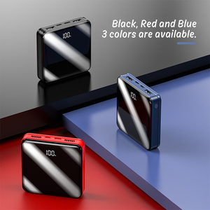 pantalla Digital espejo negro pantalla los bancos de energía muy pequeño Mi <span class=keywords><strong>Ni</strong></span> cuadrado 10000mAh banco de potencia con tipo-C - Product Image 3