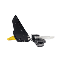 Repose-pieds moto pour Vespa Primavera 150 Sprint 125 CNC Aluminium Urban Commuter Design avec poignée ergonomique