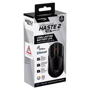 Souris de jeu PULSEFIRE Haste 2 Core sans fil noire 8R2E6AA - Product Image 2