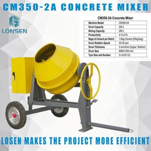 Mezcladora de Concreto CM350-2A para Proyectos de Ingeniería Pequeños, Producción de 4~5m³/h - Product Image 2