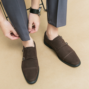<span class=keywords><strong>Mocasines</strong></span> de Ante para <span class=keywords><strong>Hombre</strong></span>, Estilo Italiano, Cómodos, Tallas 38-46, Zapatos Oxford de Vestir para Oficina, Negocios, Sin Cordones - Product Image 5