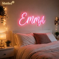 Letrero LED Personalizado con Nombre, Regalo para Niños y Adolescentes, Luz de Neón, Diseño Gratuito, Regulable, Alimentado por USB, Envío Rápido para Decoración de Dormitorio y Fiestas