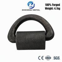 Zhihong Vente Chaude Fourniture d'usine Anneau en D en acier allié forgé galvanisé à chaud pour système de fixation et d'arrimage 20T/50T à rupture de sécurité