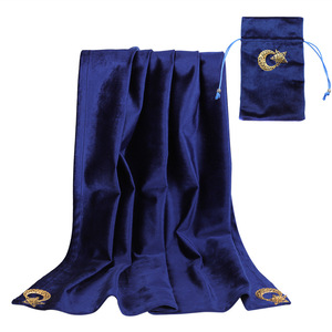 Mantel de Tarot para Altar, Superventas, para Adivinación y Magia, de Terciopelo, con Bolsa de Tarot, Color Morado - Product Image 1