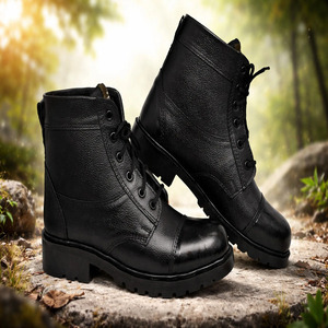 Premium <b>Brown</b> Denim High Top Ankle <b>Boots</b> for Men Stylish Comfortable Lightweight Outdoor Casual Walking and Office Wear - Product Image 4