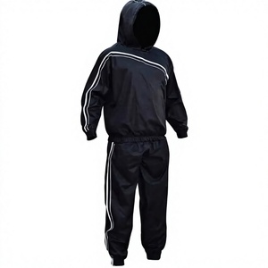Boys <b>Black</b> Hooded <b>Windbreaker</b> Tracksuit Full Sleeve Solid Color Sporty Joggers Side Pockets Drawstring Closure Winter Breathable - Product Image 4