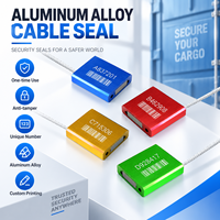 Scellé de sécurité en câble en alliage d'aluminium ST-CS-HJ1 ISO17712, marquage laser, anti-effraction
