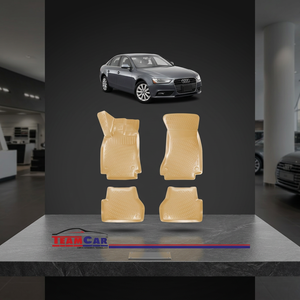 Tapis de sol 3D beige pour Audi A4 B8 2008-2016, taille unique, fabriqué en Turquie - Product Image 3