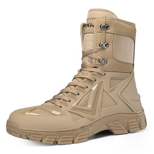 DSF54 AS33 LOKWT outdoor sports Mesh Khaki Tactical <b>Boots</b> Men Tan Breathable Outdoor All Seasons <b>Hiking</b> <b>Boot</b> - Product Image 1