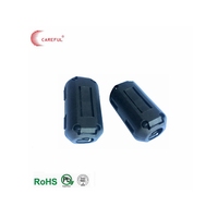 Clip de câble anti-bruit RFI EMI noir de 4 mm SCRC35B conforme aux normes RoHS, REACH et ISO 9001