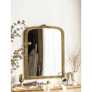 <span class=keywords><strong>Miroir</strong></span> mural décoratif en métal doré de luxe moderne, encadré, <span class=keywords><strong>miroir</strong></span> nordique long en forme d'arche, <span class=keywords><strong>grand</strong></span> <span class=keywords><strong>miroir</strong></span> mural - Product Image 3