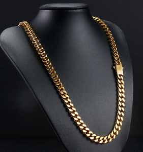 สร้อยคอแฟชั่นสไตล์ฮิปฮอปแบบหนา ทำจากสแตนเลสสตีล สำหรับผู้ชาย ปี <span class=keywords><strong>2022</strong></span> จากผู้ผลิตในจีน - Product Image 2