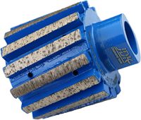 Roue diamantée segmentée JDK de 2 pouces à tolérance zéro pour le granit, le marbre, les pierres d'ingénierie et les trous de lavabo avec filetage 5/8-11