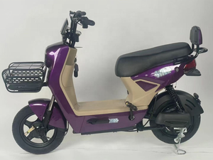 Bicicleta Eléctrica Urbana al por Mayor de 14 Pulgadas con Motor Trasero, 3 Velocidades, Cuadro de Acero y Batería de Plomo-Ácido - Product Image 3